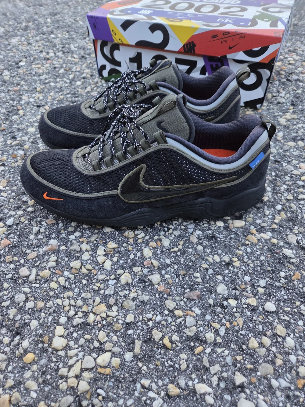 Nike X Undefeated Air Zoom Spiridon Undftd Cargo Khaki Limited HV4847-300 sz 15
